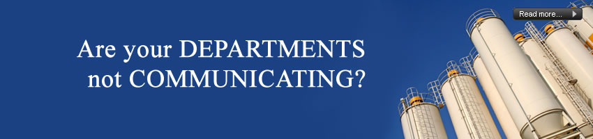 Are your DEPARTMENTS not COMMUNICATING?